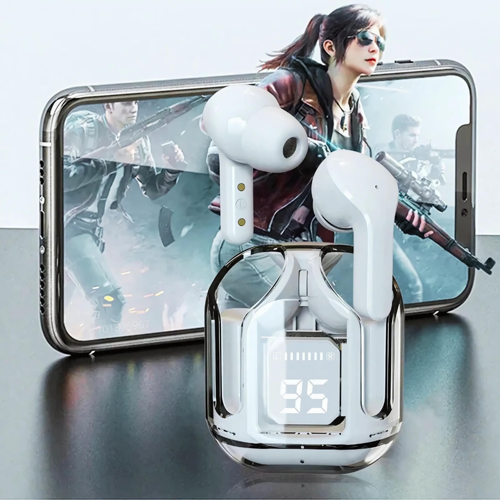 Audífonos Inalámbricos Krystal — Sonido Premium y Estilo Único