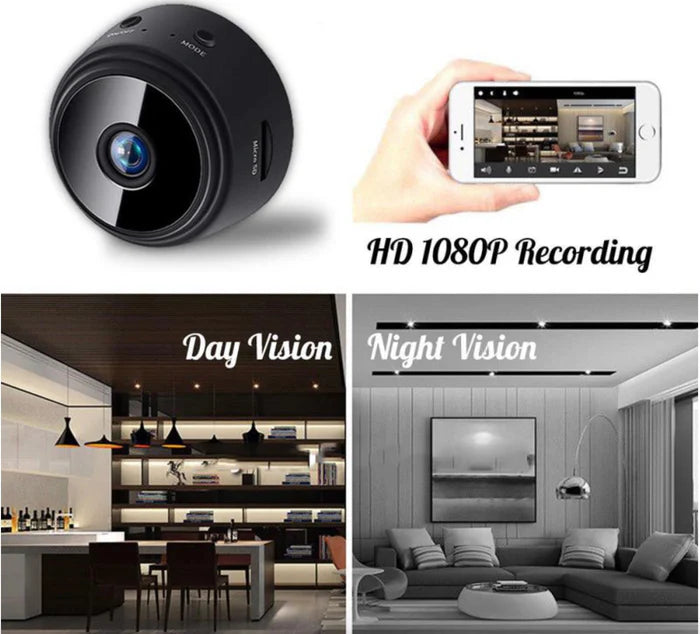 Mini Cámara Espía Wifi con Visión Nocturna – Seguridad Discreta en Todo Momento