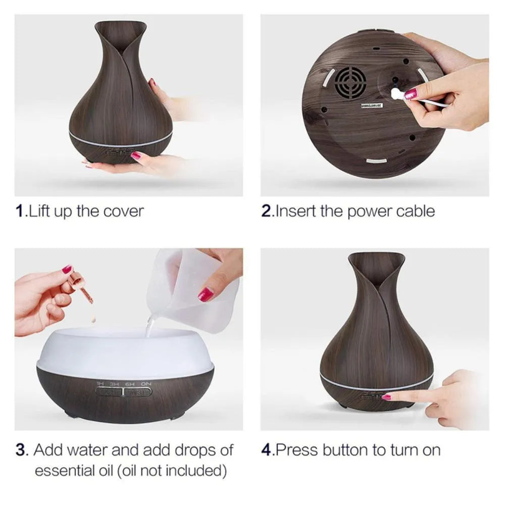 Humidificador Jarrón – Aromas y Bienestar en Tu Espacio